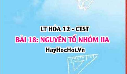 Tính chất hóa học, tính chất vật lí của đơn chất, hợp chất nguyên tố nhóm IIA? vị trí và cấu tạo? Hóa 12 bài 18 CTST